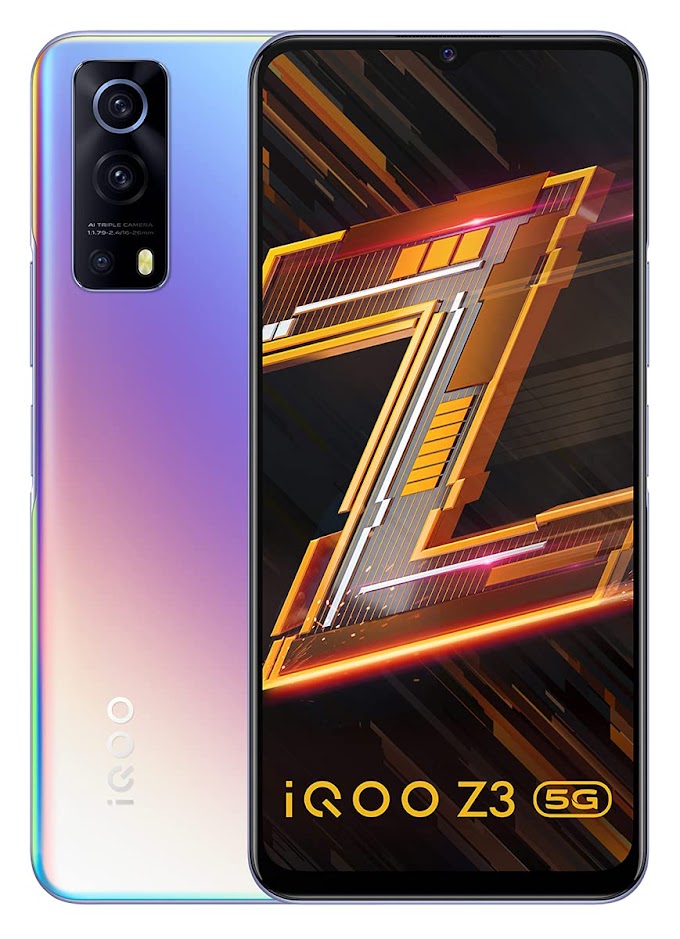 iQOO Z3 5G (Cyber Blue, 8GB RAM, 256GB Storage) |India's First SD 768G 5G Processor | 55W FlashCharge