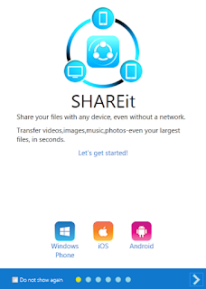  برنامج Shareit للكمبيوتر اخر اصار 2017