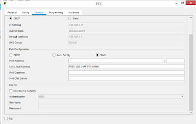 change ip static to dynamic