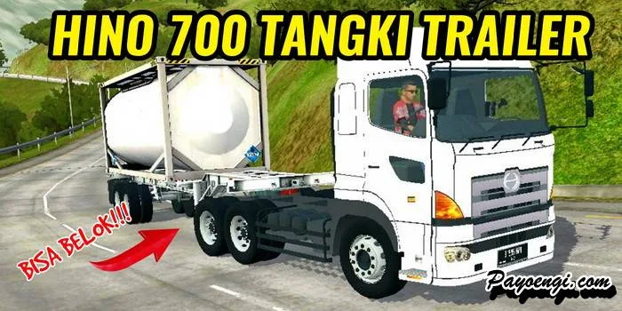 mod hino 700 tangki trailer