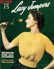 The Vintage Pattern Files: Free 1950s Knitting Pattern - Bestway Anne Jumper