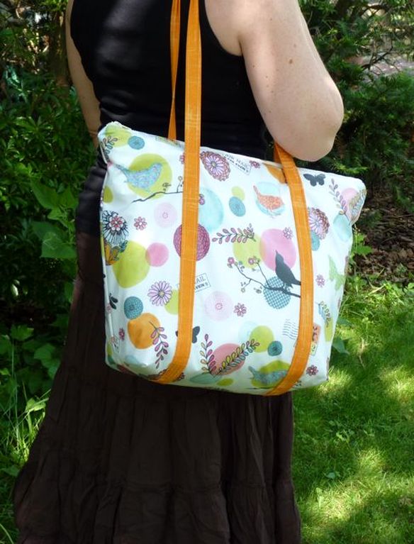 Laminated Insulated Summer Tote Tutorial