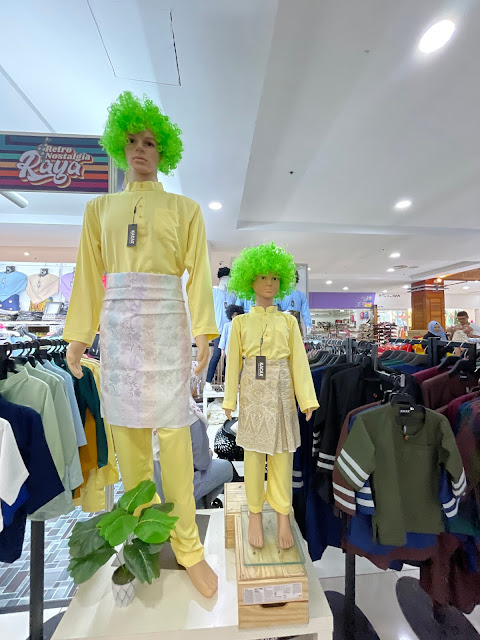 Beli baju raya di Butik Jamilah, di Angsana Johor Bahru Mall