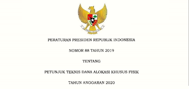 Juknis DAK Fisik Bidang Pendidikan Tahun Anggaran 2020