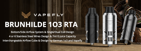 What Can We Experience Vapefly Brunhilde 1o3 RTA?