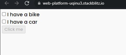 Activate Submit button only when multiple checkboxes are checked using Jquery