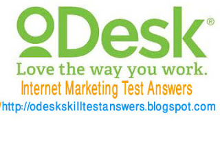 Internet Marketing Test Answers