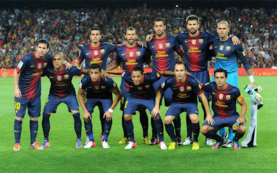 FC BARCELONA TEAM PHOTO 2013