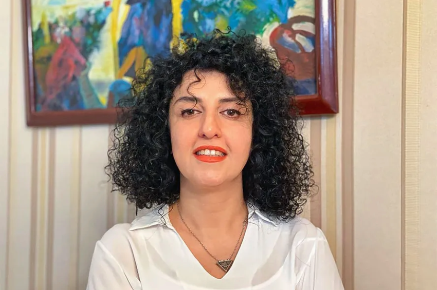 Ativista iraniana Narges Mohammadi ganha o Prêmio Nobel da Paz | Crédito da foto: NARGES MOHAMMADI FOUNDATION via AFP
