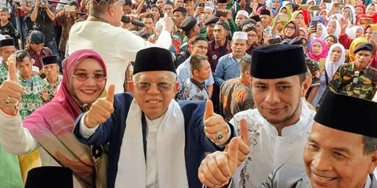 Kampanye di Bengkulu, Ma'ruf Tegaskan Pilpres Tak Seperti Perang Badar