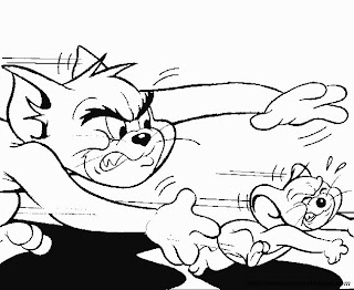 tom and jerry coloring pages
