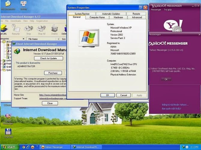 Ghost WinXP SP3 Nguyên Gốc Driver All Main