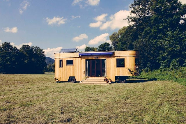 wooden wohnwagen Mobile Camping caravan