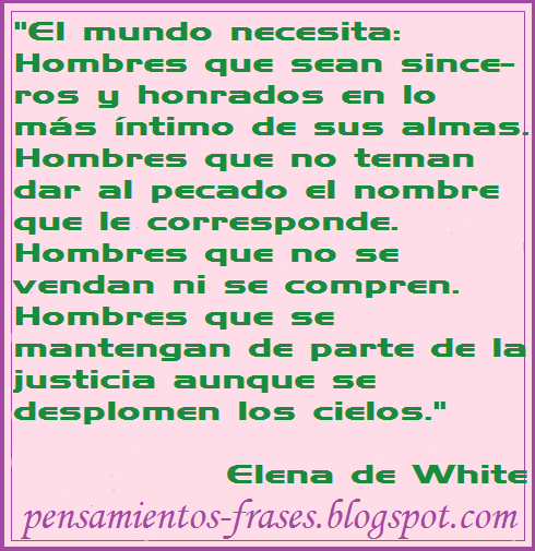 frases de Elena de White
