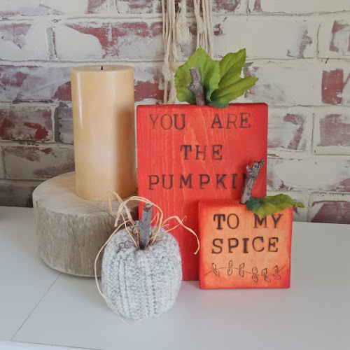 Wood Burned Pumpkins