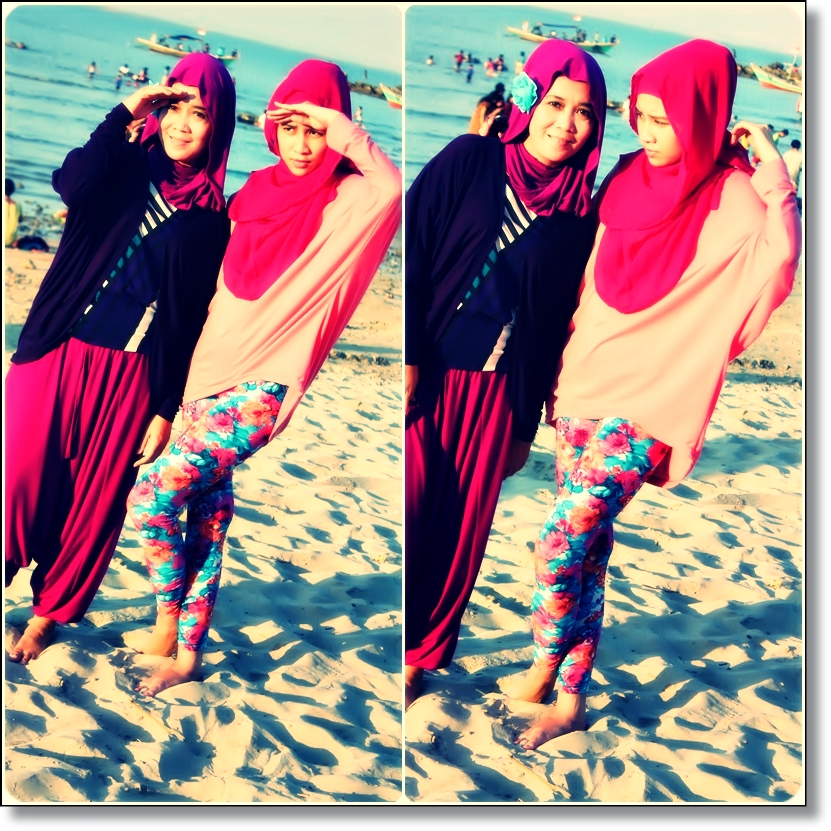  Hijab  Mode Hijab  Style  on The Beach 