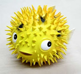 plastic pufferfish