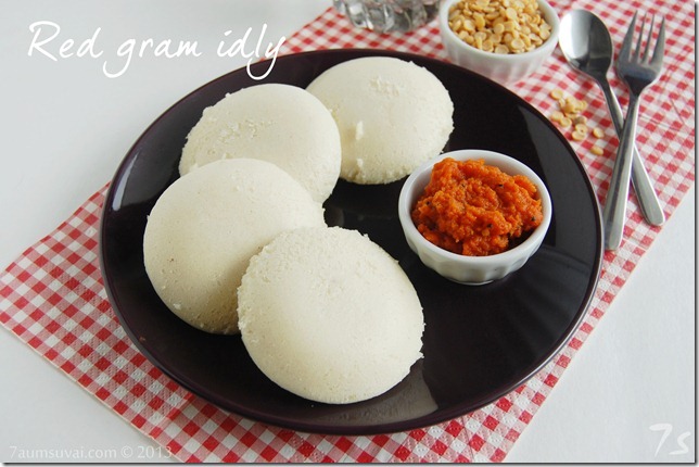 Red gram idly