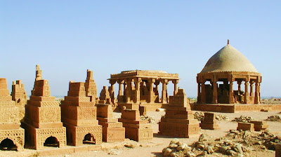 (Pakistan) - Karachi - The Tombs of Chaukundi