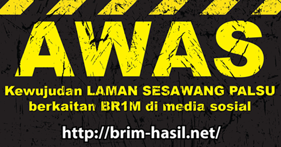 Laman Web BR1M Palsu