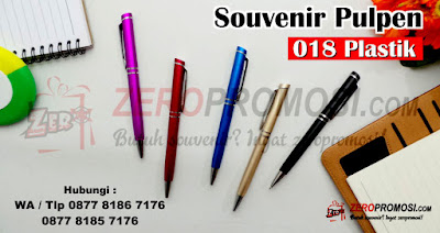 Pen 018 Balpoint, Plastic Pen PULPEN PROMOSI PLASTIK 018 Custom, Pulpen Plastik 018 untuk souvenir dengan custom logo, Barang Promosi Pulpen Plastik Putar / Pen Promosi Kode 018, Pulpen Plastik 018 Stationary Murah