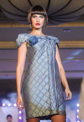 Models catwalk wearing Grey at H&G Fashion Show