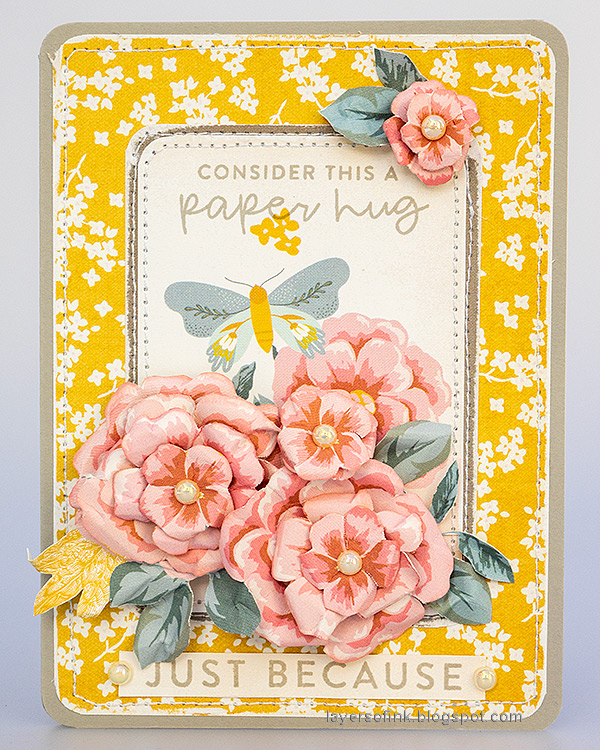 Layers of ink - Paper Tole Flowers Tutorial by Anna-Karin Evaldsson.