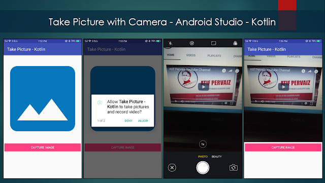 Take Picture with Camera - Android Studio - Kotlin