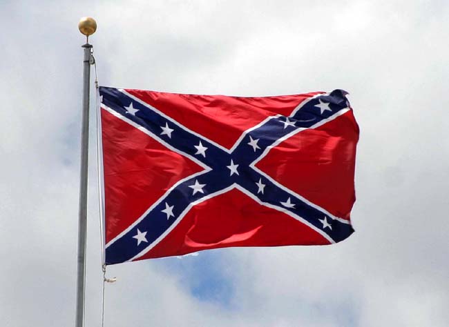 Redneck with Confederate Flag tattoo isn't afraid 
