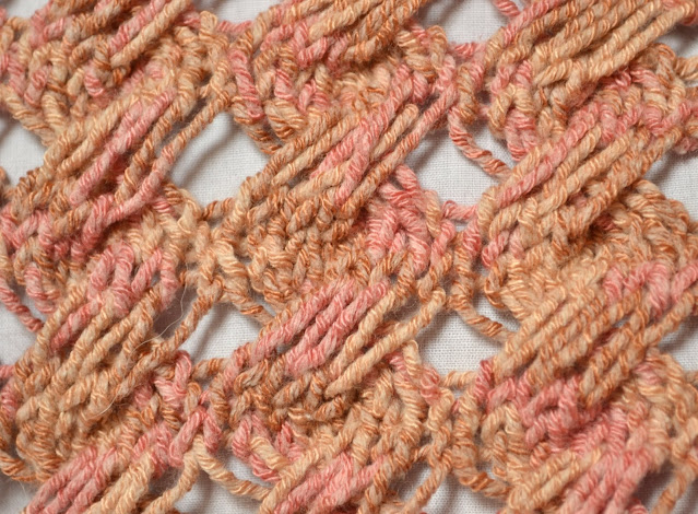 Elongated Cable Cluster Knit Stitch