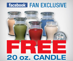 Free 20 oz Candle