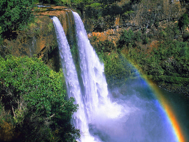 Wailua Falls,Kauai,Hawaii