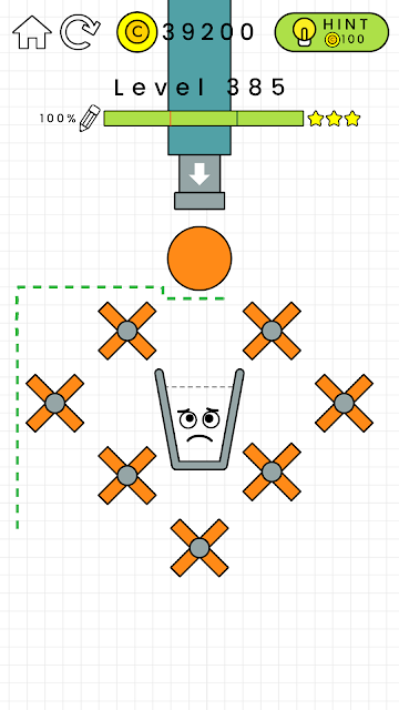 Happy Glass Level 385 Solution, Cheats, Walkthrough 3 Stars for Android and iOS