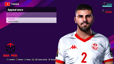 PES 2021 Faces Syam Ben Youssef by Dzayer PES