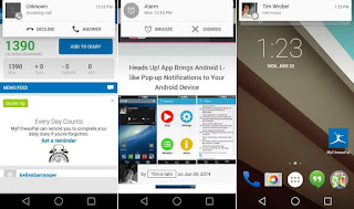 Notifikasi ala Android Lollipop