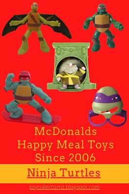McDonalds Teenage Mutant Ninja Turtles Happy Meal Toys Australia and New Zealand Complete List