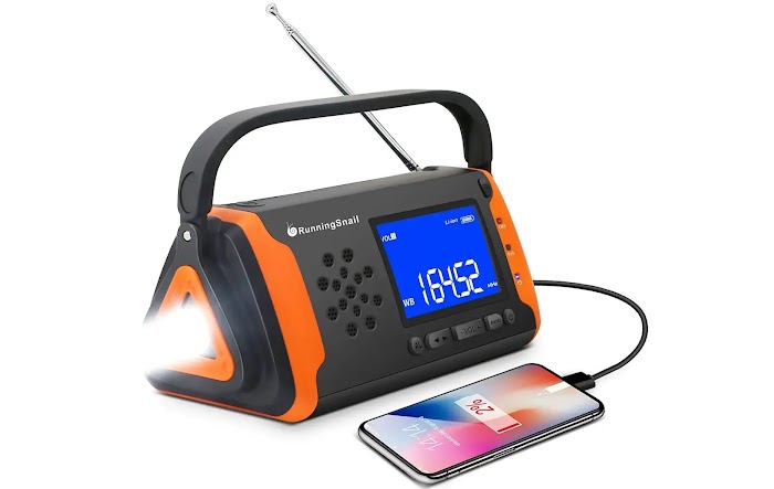 Emergency NOAA Solar Powered Portable Radio 