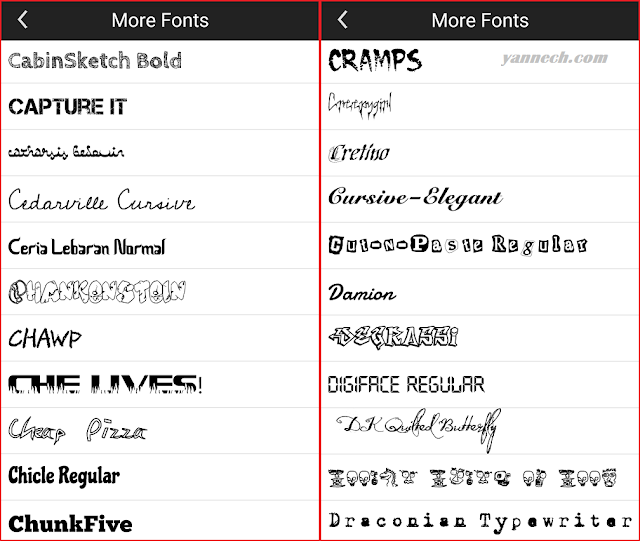 Cara Menambahkan Font Keren Di Picsay Pro Android