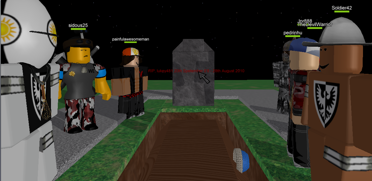 Kaicy On Roblox August 2010 - roblox funeral