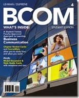 Solution Manual for BCOM 4th Edition Carol M. Lehman Debbie D. DuFrene Stephen F. Austin 