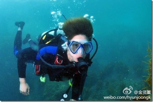 diving
