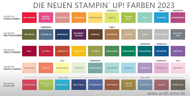 Stampin Up neue Farben 2023