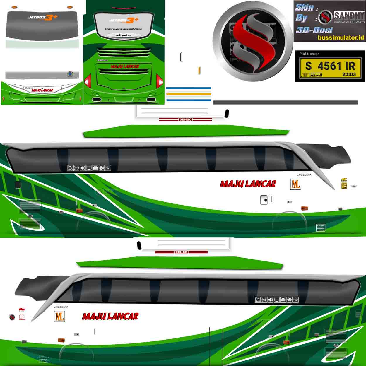 livery bussid maju lancar