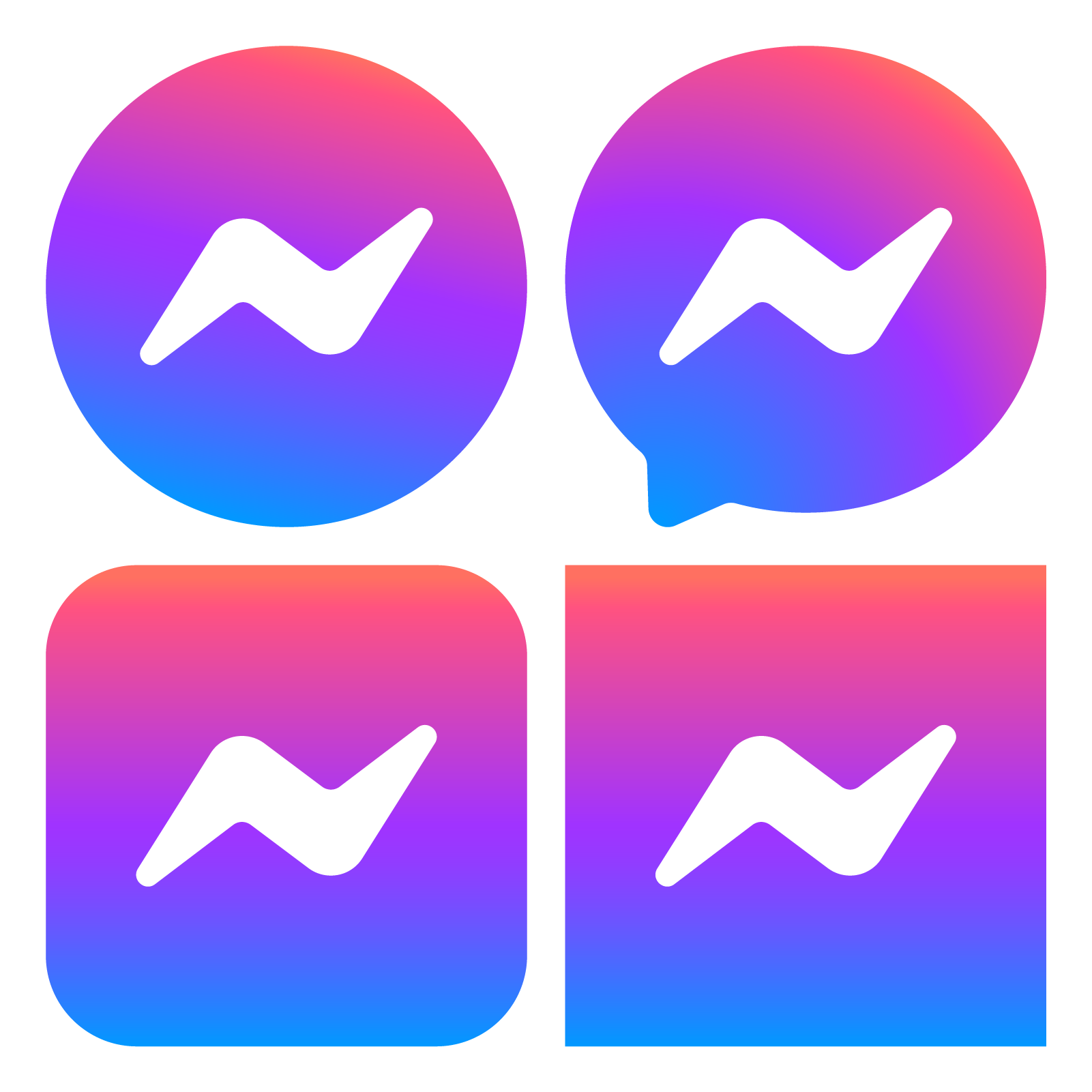 Messenger Logos Color Vector Download Free El Fonts Vectors