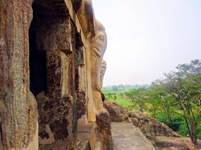 Undavalli Caves near Prakasam Barrage - Vijayawada