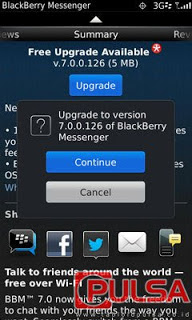 BlackBerry Messenger v.7 via Wifi