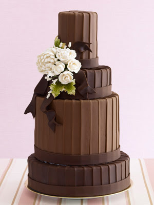 The Chocolate Lover Wedding Cake