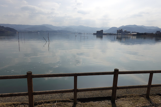 鳥取県東伯郡湯梨浜町下浅 東郷湖羽合臨海公園浅津公園からの眺望