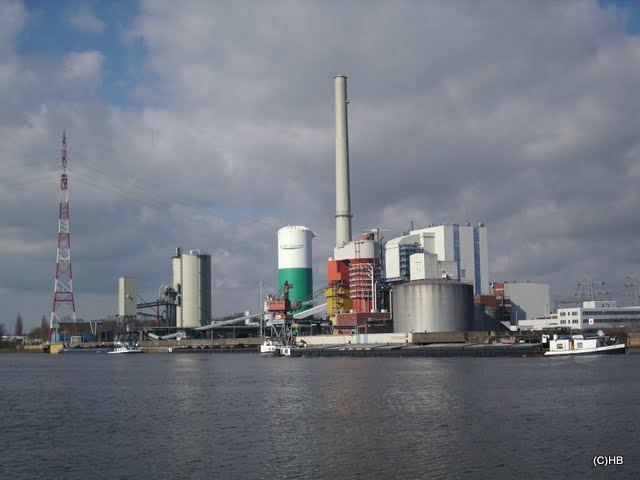 Das Kohlekraftwerk in Bremen-Farge