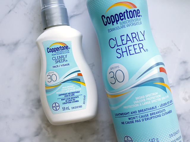 Coppertone Clearly Sheer Sunscreen SPF 30 Review 
